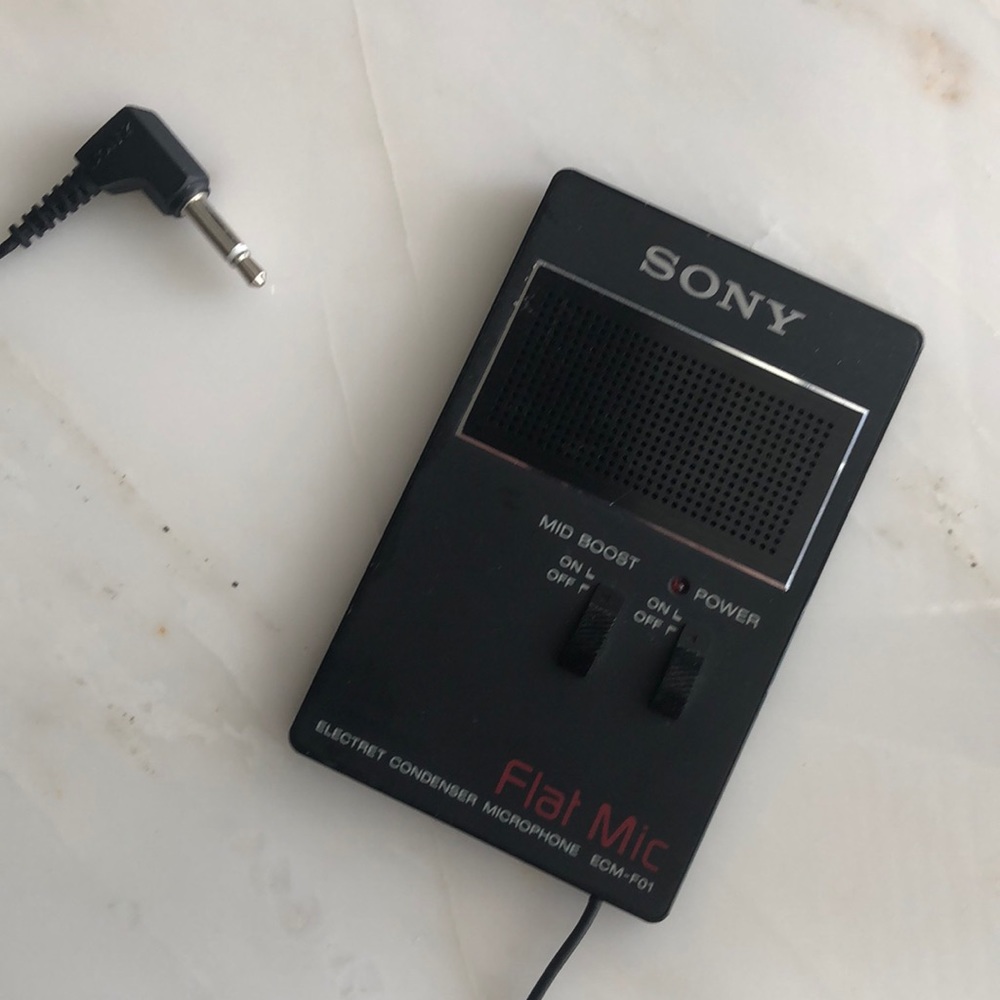 Sony Electret Condenser Microphone ECM-F01